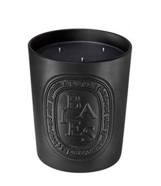 CANDLES - SCENTED CANDLE BLACK BAIES 600GR