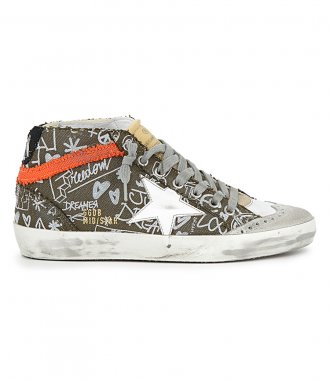 SNEAKERS - CANVAS WITH JOURNEY PRINT MID STAR