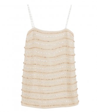 CLOTHES - EMBELLISHED HANDWOVEN MINI DRESS