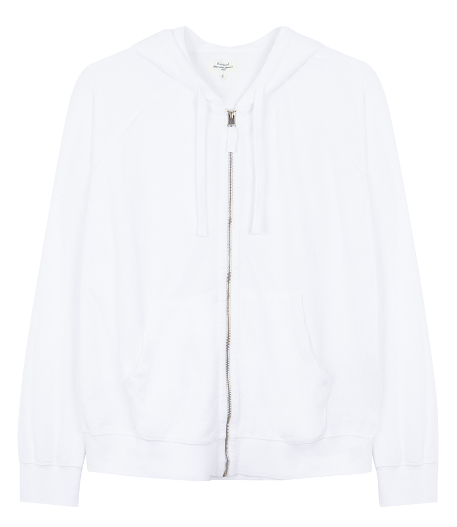 HARTFORD - TOWELLING HOODIE ZIPPER