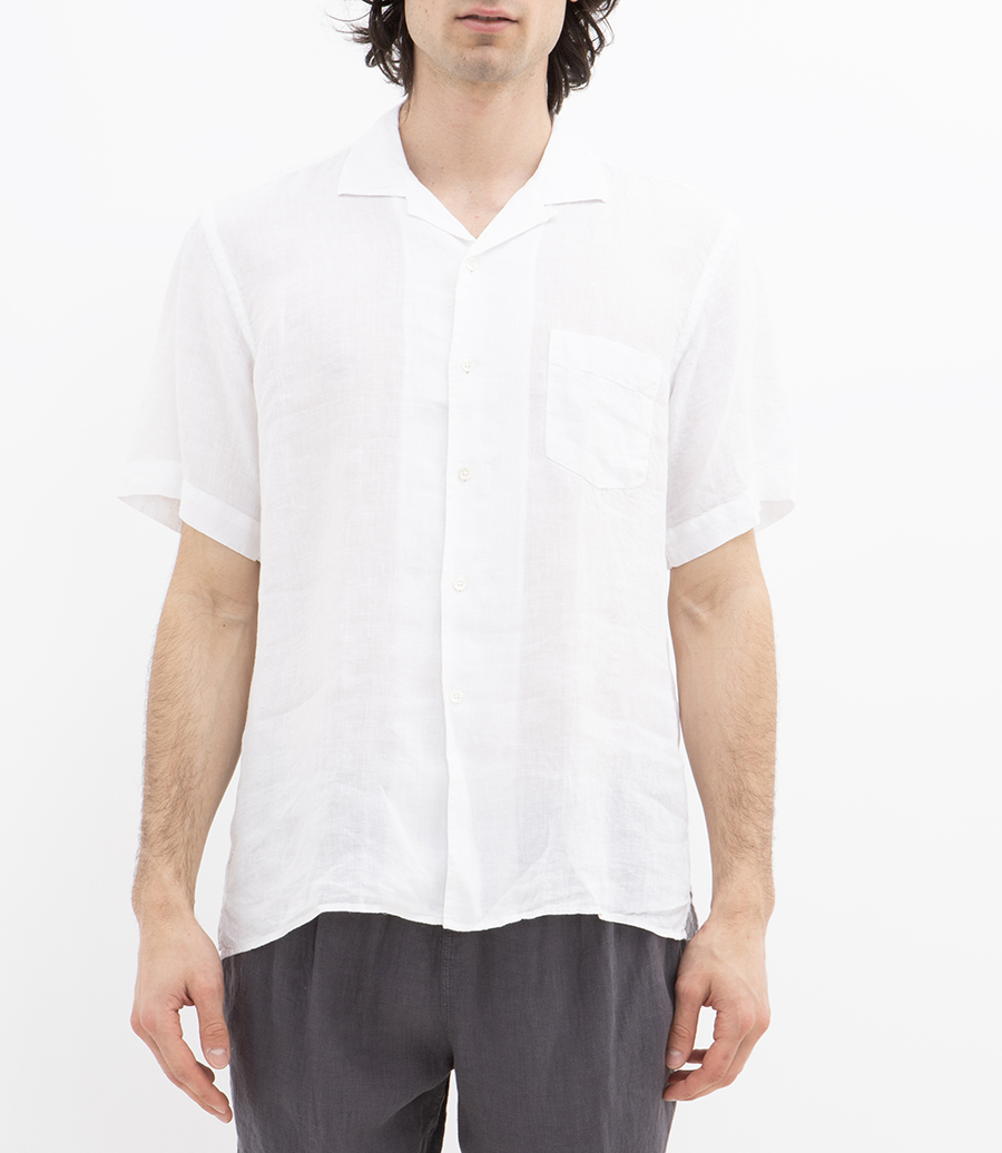 LINEN PALM MC PAT SHIRT