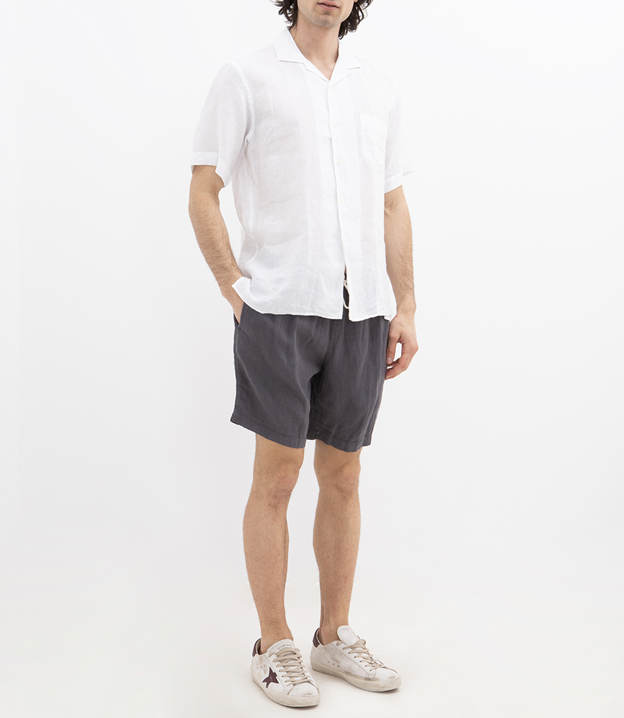 LINEN PALM MC PAT SHIRT