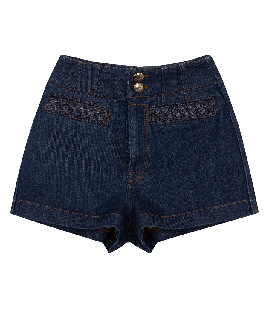 ZIMMERMANN - ASTER DENIM SHORTS