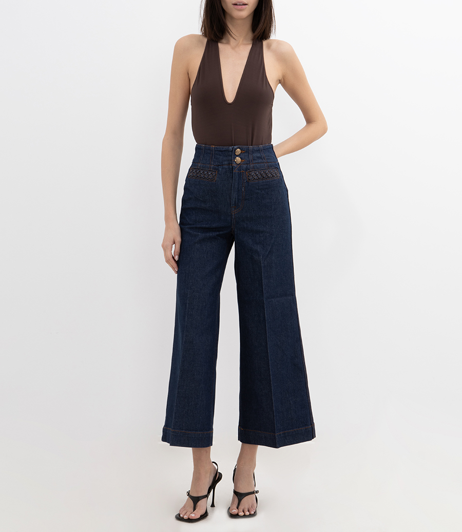ASTER CROPPED FLARE JEAN