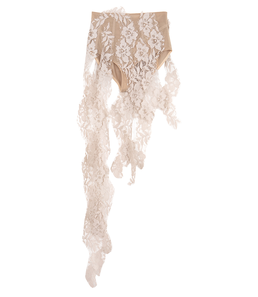 GIUSEPPE DI MORABITO - SHORTS WITH LACE
