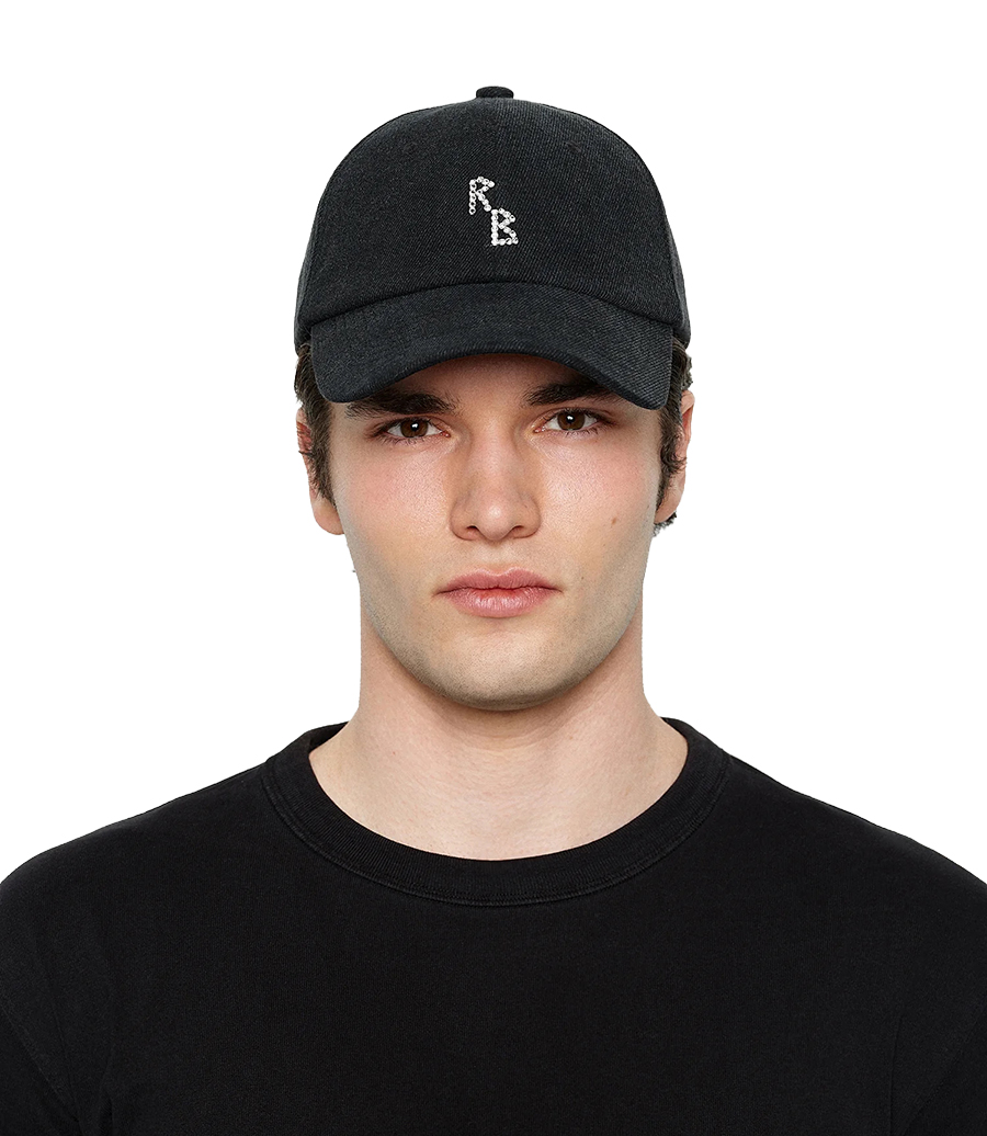 CRYSTAL EMBROIDERED BASEBALL HAT