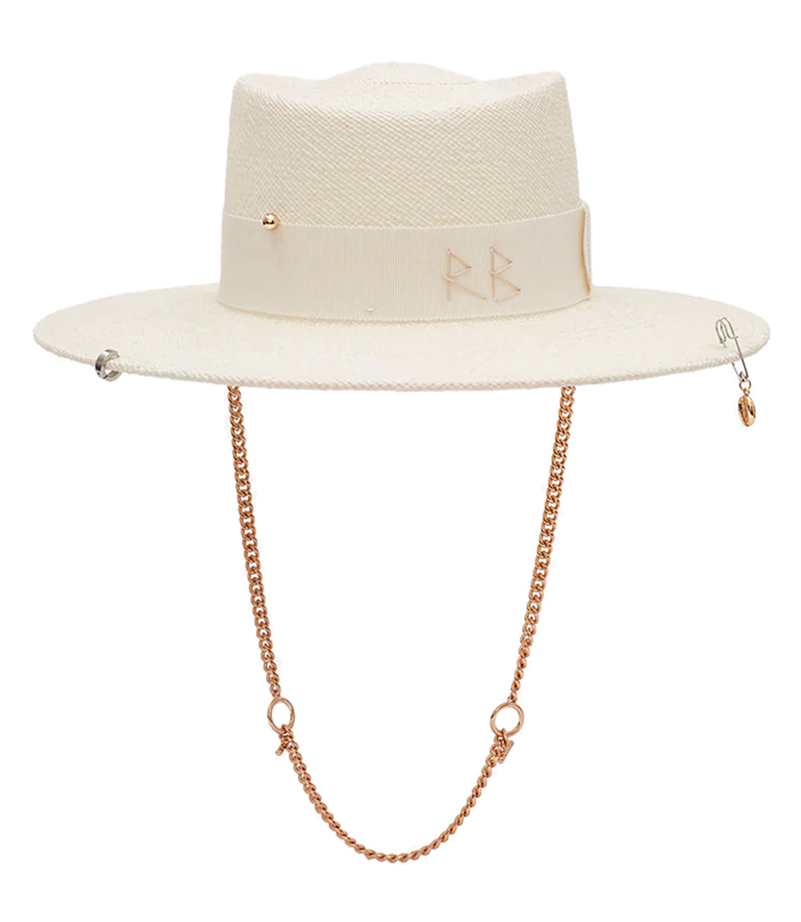 RUSLAN BAGINSKIY - CHAIN STRAP GAMBLER HAT