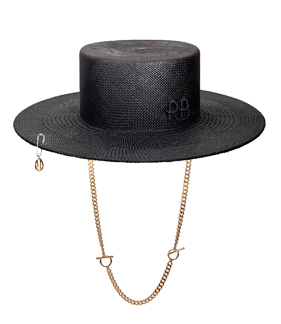 RUSLAN BAGINSKIY - PIERCED CANOTIER HAT