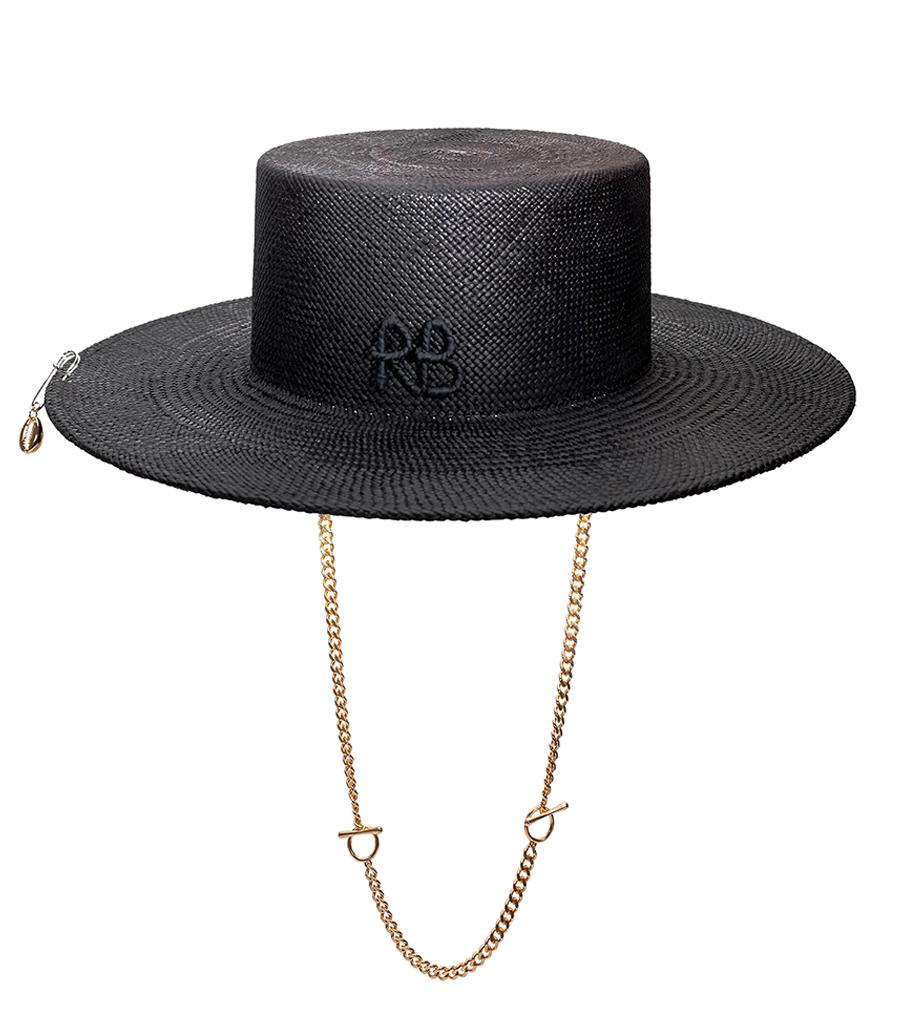 PIERCED CANOTIER HAT