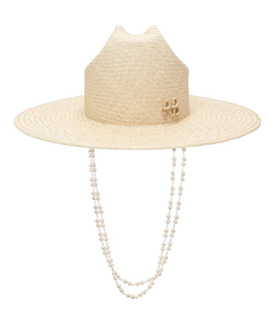 RUSLAN BAGINSKIY - DOUBLE CHAIN STRAP COWBOY HAT