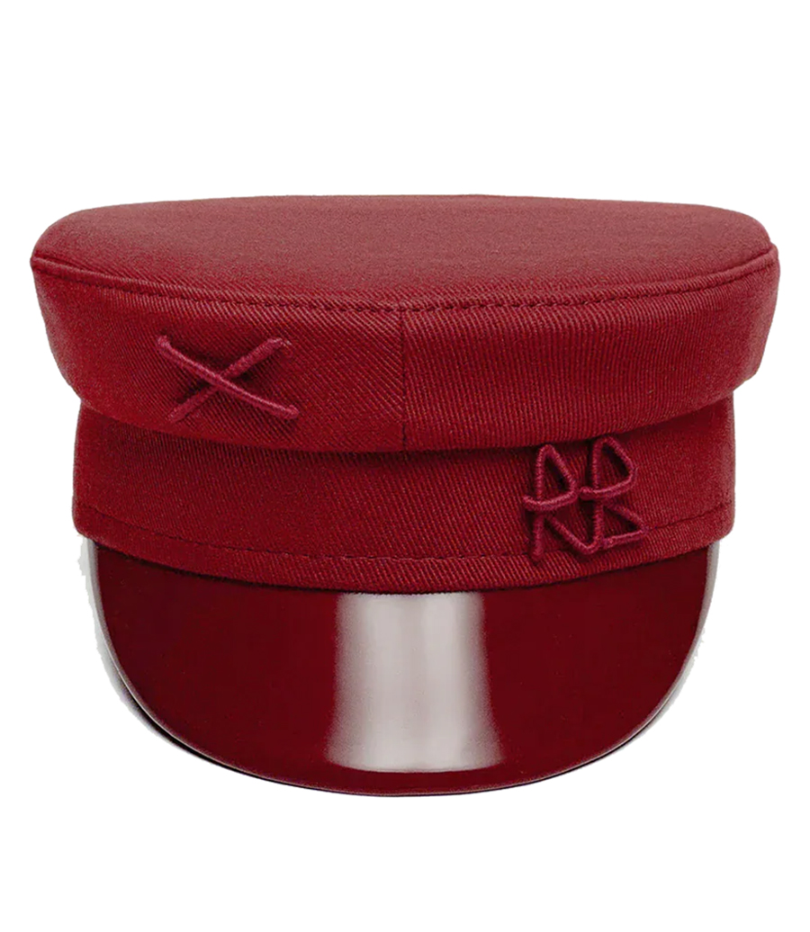 RUSLAN BAGINSKIY - LOGO EMBELLISHED BAKER BOY HAT