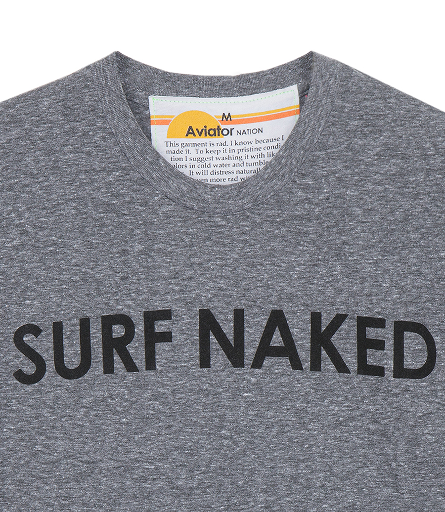 SURF NAKED CREW T SHIRT