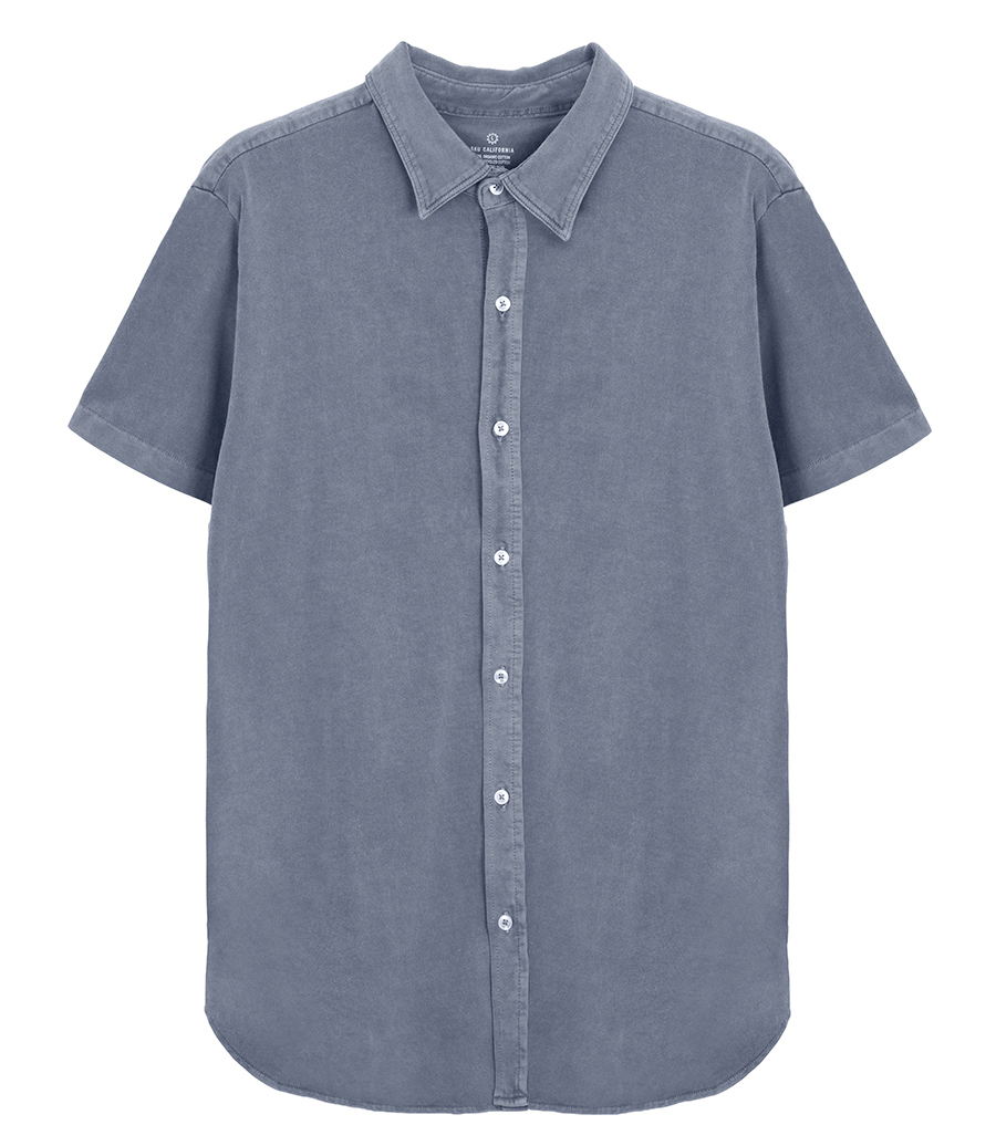 SAVE KHAKI - SS SUPIMA JERSEY EASY SHIRT