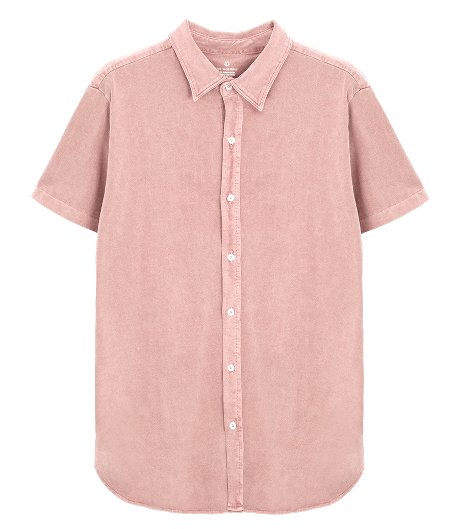 SAVE KHAKI - SS SUPIMA JERSEY EASY SHIRT