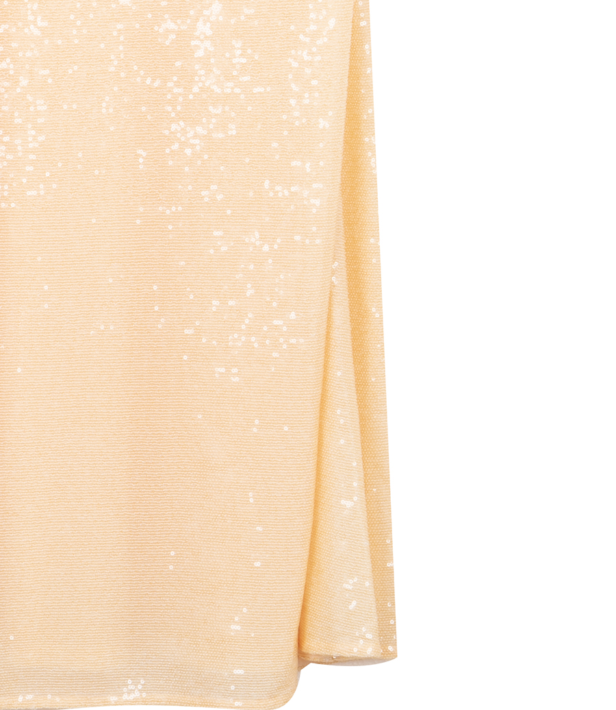 OPALINE SEQUIN STRAPLESS GOWN