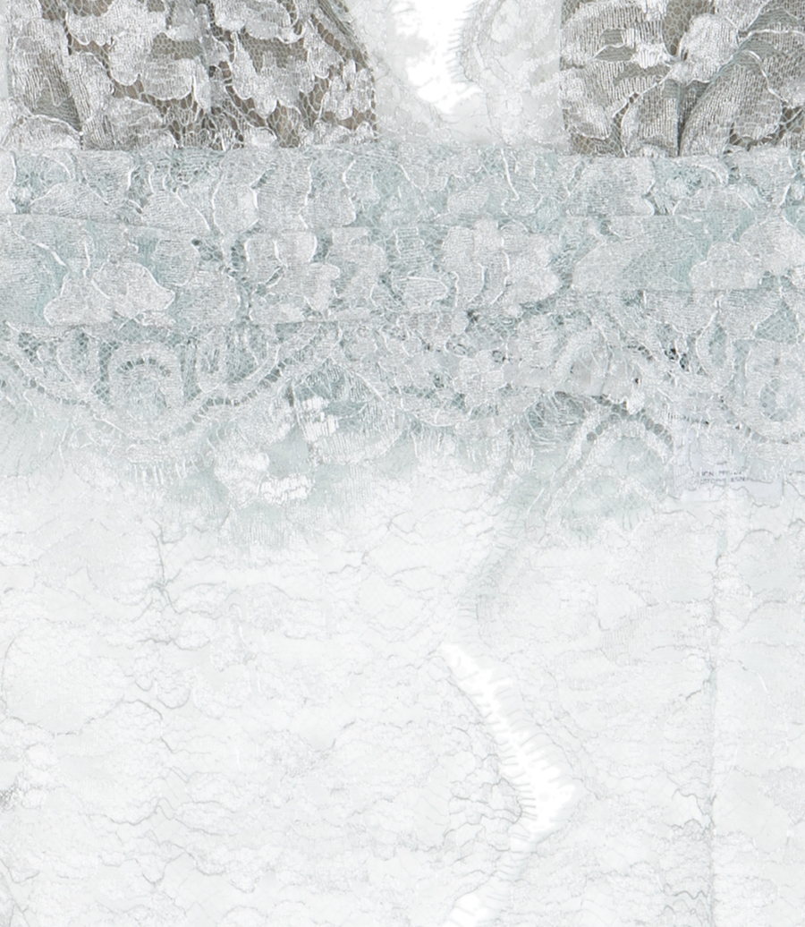 MOONLIT PATINA LACE SCARF TOP