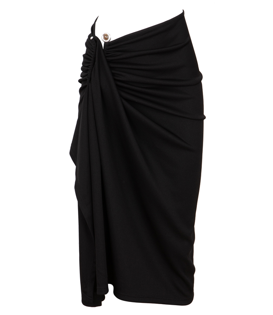 CHRISTOPHER ESBER - DROPLET CRYSTAL CLASP CASCADE SKIRT