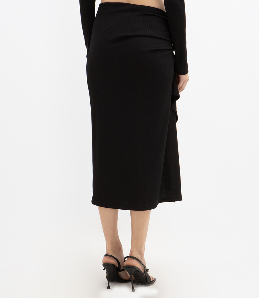 DROPLET CRYSTAL CLASP CASCADE SKIRT