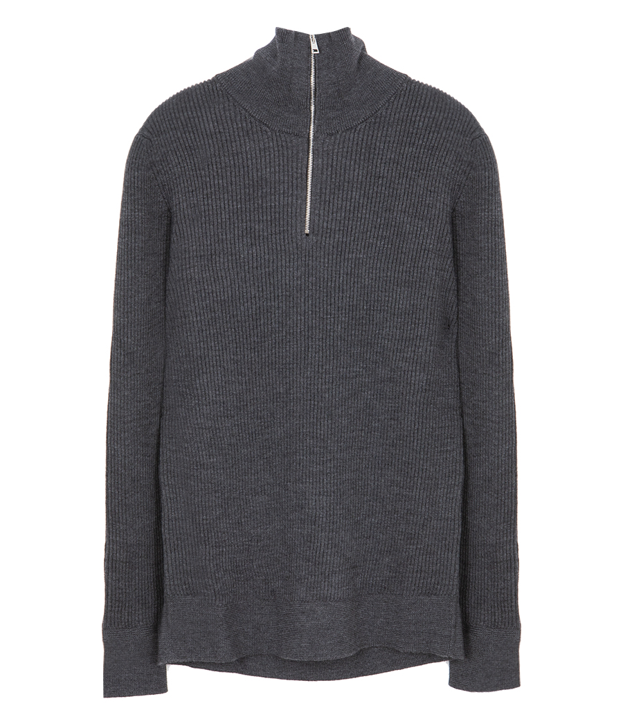 BF KNITWEAR - ZIP NECK PULLOVER