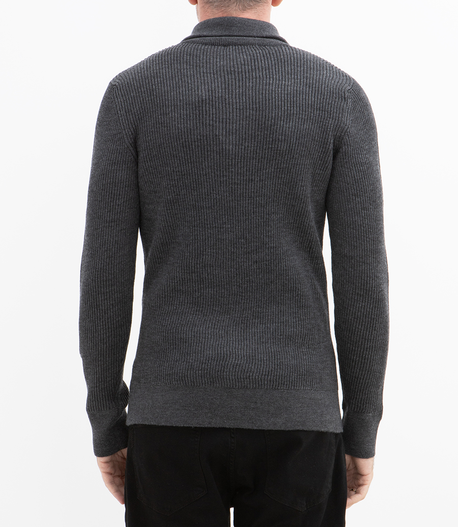 ZIP NECK PULLOVER