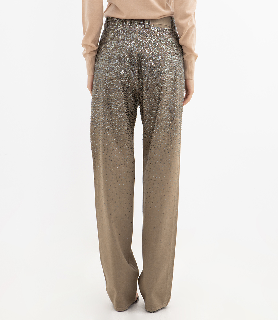 WOMENS PANTS WITH GRADIENT SWAROVSKI EFFECT