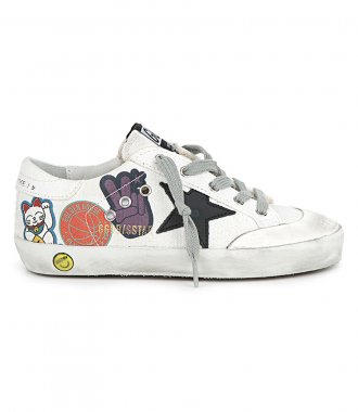 SNEAKERS - PENSTAR CANVAS WITH STICKERS SUPERSTAR SNEAKERS