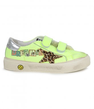 SNEAKERS - CANVAS WITH LEO HORSY STAR MAY SCHOOL SNEAKERS