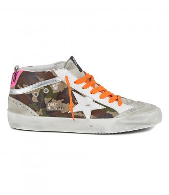 GOLDEN GOOSE  - CAMO LAMINATED WAVE MID STAR