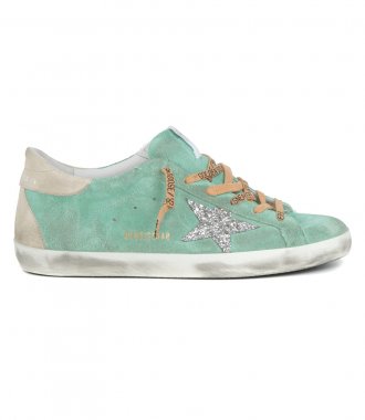 SNEAKERS - TURQUOISE SUEDE SPUR SUPER-STAR