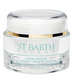 LIGNE ST.BARTH COSMETICS - CREAM MASK GREEN CLAY AND PINEAPPLE