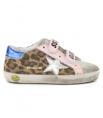 SHOES - LEOPARD SUEDE OLD SCHOOL