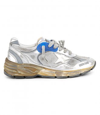 SNEAKERS - SILVER LAMINATED DAD-STAR