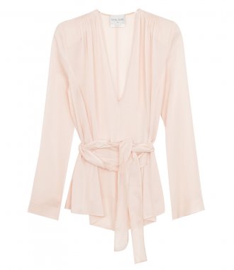 SALES - MAROCAIN DIAGONAL BELTED SHIRT