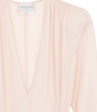 MAROCAIN DIAGONAL BELTED SHIRT