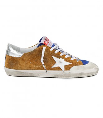 GOLDEN GOOSE  - CANE SUGAR SUEDE SUPER-STAR