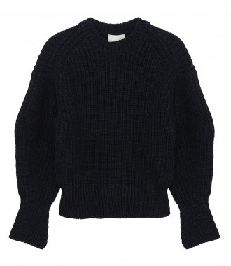 CLOTHES - CHUNKY KNIT CROPPED CREW NECK