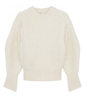 SALES - CHUNKY KNIT CROPPED CREW NECK