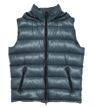 JACKETS - HOODED PUFFER VEST