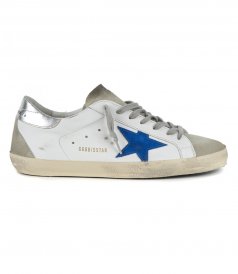 SHOES - ELECTRIC BLUE SUEDE STAR SUPER-STAR