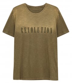 T-SHIRTS - REVOLUTION CREW NECK TEE