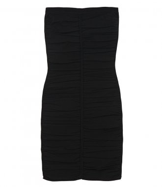 ALEXANDER WANG - RUCHED STRAPLESS DRESS IN STRETCH NYLON