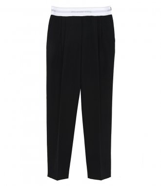 ALEXANDER WANG - LOW-WAISTED PLEATED TROUSER IN TWILL