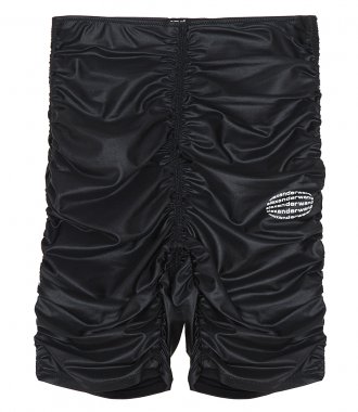 ALEXANDER WANG - RUCHED BIKE SHORT IN SPANDEX JERSEY