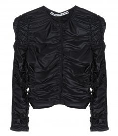 ALEXANDER WANG - RUCHED TOP IN SPANDEX JERSEY