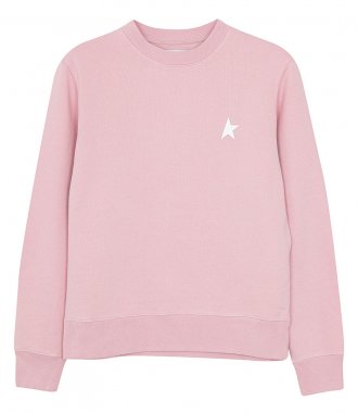 GOLDEN GOOSE  - SWEATSHIRT WITH GOLD STAR ON THE FRONT