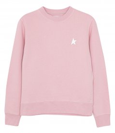 GOLDEN GOOSE  - SWEATSHIRT WITH GOLD STAR ON THE FRONT