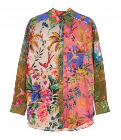 ZIMMERMANN - TROPICANA PATCHED SHIRT