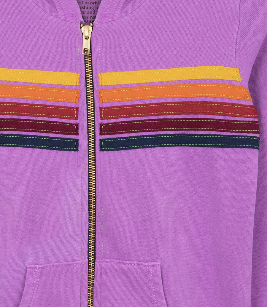 KIDS 5 STRIPE KIDS HOODIE