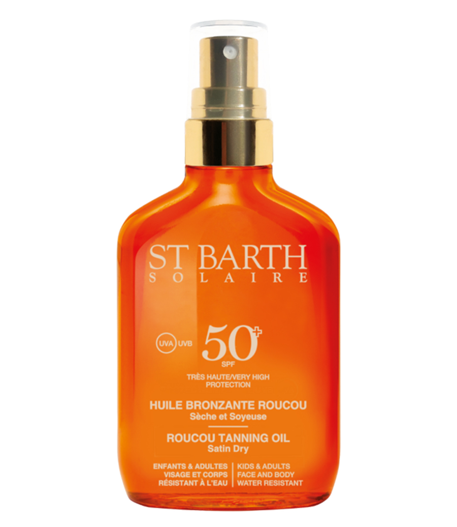 LIGNE ST.BARTH COSMETICS - ROUCOU TANNING OIL SPF50+ (100ml)