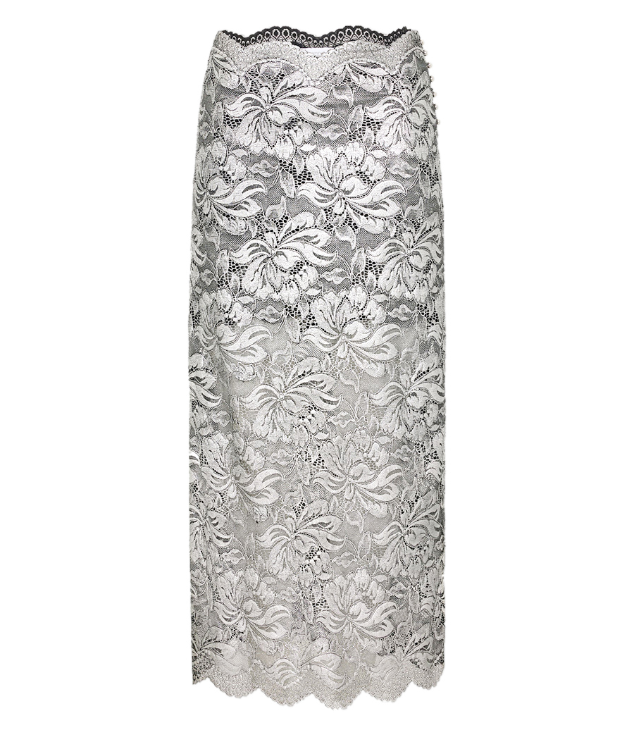 RABANNE - LACE MIDI SKIRT